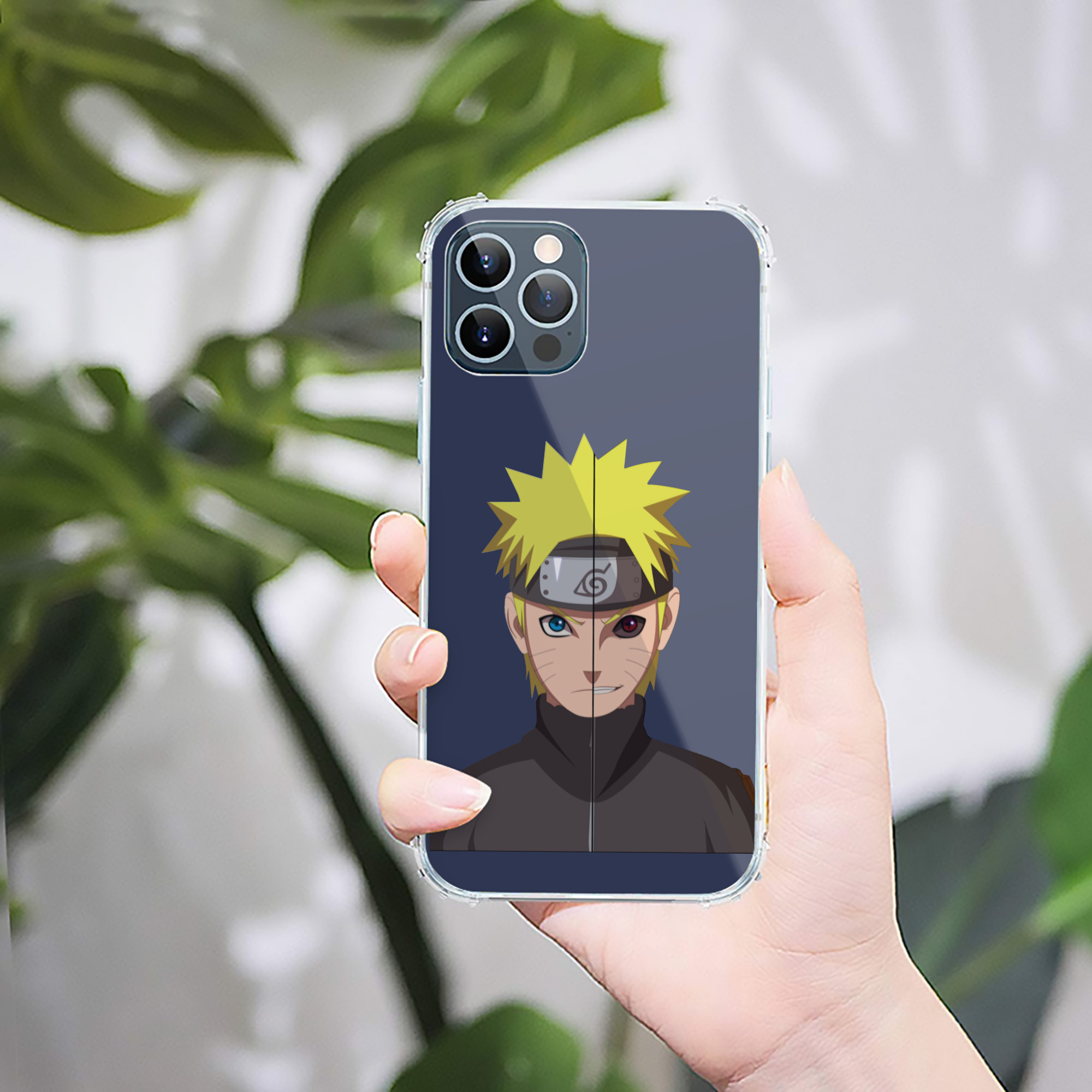 （画像用） NARUTO -ナルト- うずまき ナルト Uzumaki Naruto 【iPhone 12シリーズ対応】透明スマホケース（クリアソフトケース）
